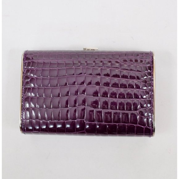 New Ralph Lauren Purple Label Collection bag real alligator clutch shoulder 12k - Picture 12 of 13